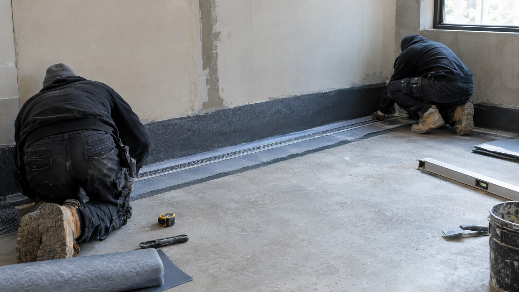 Valmark waterproofing work